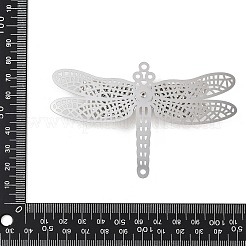 304 Stainless Steel Crystal Rhinestone 3D Insect Connector Charms&nbsp;STAS-H236-11B-P