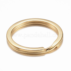 Ion Plating(IP) 304 Stainless Steel Split Key Rings&nbsp;LS-STAS-H383-30G
