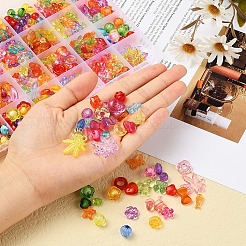 476Pcs 24 Style Transparent Acrylic Beads&nbsp;TACR-YW0001-28