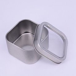 Tinplate Iron Tins&nbsp;CON-WH0074-26P-B