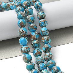 Dyed Synthetic Imperial Jasper Beads Strands&nbsp;G-C168-02B