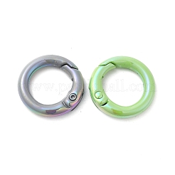 Spray Painted Alloy Spring Gate Ring&nbsp;X-PALLOY-H131-10