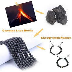 Natural Lava Rock Beads Strands&nbsp;G-OC0001-38-6mm