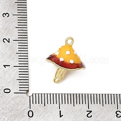 Brass Enamel Pendants&nbsp;KK-CBACA9B-01G