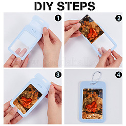 DIY Plastic ID Card Tag Pendant Making Kits&nbsp;DIY-BC0006-27