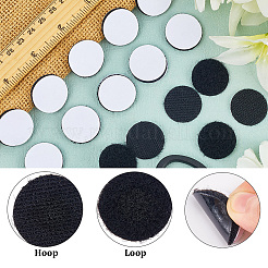 40Pcs Self-adhesive Nylon with Polyester Hook and Loop Tapes&nbsp;AJEW-SP0003-24B