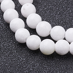 Natural Mashan Jade Round Beads Strands&nbsp;X-G-D263-4mm-XS01