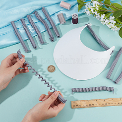 Polyester & Rubber Latex Thread Spring Shoelaces&nbsp;DIY-WH0723-030B