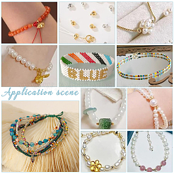 2000Pcs 2 Colors 304 Stainless Steel Beads&nbsp;STAS-UN0050-61