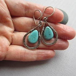 Alloy Dangle Earrings&nbsp;WGEE1F9-01