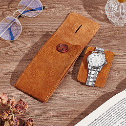 Rectangle Imitation Leather Single Watch Pouch Storage Bags&nbsp;ABAG-WH0051-07