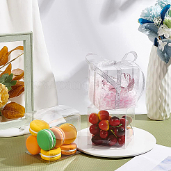 Transparent Plastic PET Box Gift Packaging&nbsp;LS-CON-WH0052-9x9cm