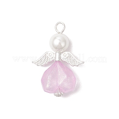 Alloy Acrylic Angel Pendants&nbsp;PALLOY-JF04142