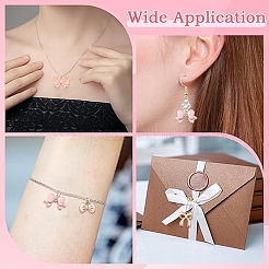 50Pcs 5 Styles Alloy Enamel Pendants&nbsp;ENAM-YW0005-77