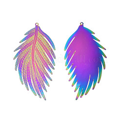 Ion Plating(IP) 304 Stainless Steel Filigree Big Pendants&nbsp;X-STAS-S118-087