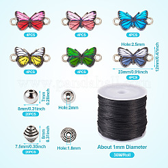 DIY Butterfly Bracelet Making Kit&nbsp;DIY-TA0004-90