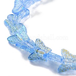 Transparent Glass Beads Strands&nbsp;GLAA-F114-04D