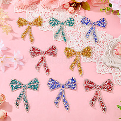 8Pcs 4 Colors Polyester Cloth Patches&nbsp;PATC-TA0001-31