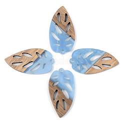 Resin & Walnut Wood Pendants&nbsp;RESI-S389-048A