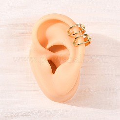 C-Shaped Brass Cuff Earrings&nbsp;EJEW-G445-04G