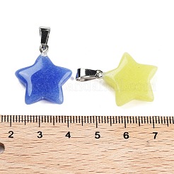 Synthetic Luminous Stone Pendants&nbsp;FIND-A043-02P