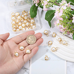 40Pcs 2 Style Shell Pearl Pendants&nbsp;PALLOY-CA00027
