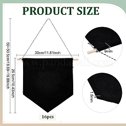 Polycotton Wall Hanging Brooch Jewelry Banner Holder&nbsp;AJEW-WH0596-833A
