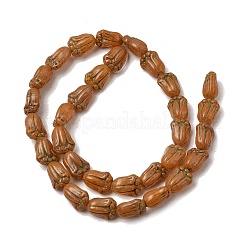 Painted Glass Beads Strands&nbsp;GLAA-Z021-16C