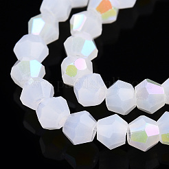 Imitation Jade Electroplate Glass Beads Strands&nbsp;EGLA-A039-J2mm-L06