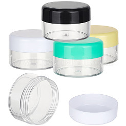 4Pcs 4 Colors Plastic Cream Jars&nbsp;MRMJ-GF0001-76