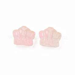 Two Tone Transparent Spray Painted Glass Beads&nbsp;GLAA-Q092-02-C05