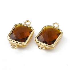 Transparent K9 Glass Connector Charms&nbsp;GLAA-A005-02LG