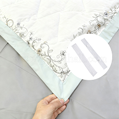 Polyester & Pom Removable Quilt Cover Corner Fasteners Button Straps&nbsp;FIND-CP0003-68