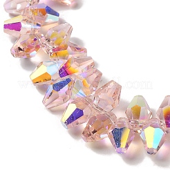 AB Color Plated Electroplate Beads Strands&nbsp;EGLA-H104-07A-AB01