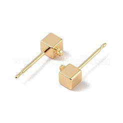 Brass Stud Earring Findings&nbsp;KK-R164-03G