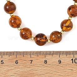 Natural Amber Beaded Necklaces&nbsp;NJEW-JN06656
