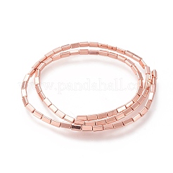 Electroplated Non-magnetic Synthetic Hematite Beads Strands&nbsp;G-M359-07RG