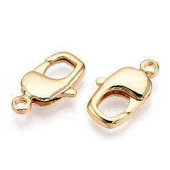 Brass Lobster Claw Clasps&nbsp;KK-N254-19G