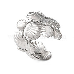 304 Stainless Steel Cuff Open Rings&nbsp;RJEW-P192-09P