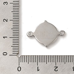 304 Stainless Steel Cabochon Connector Setting&nbsp;X-STAS-C110-09P