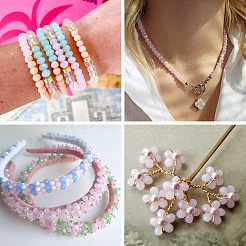 10 Strands 10 Colors Transparent Glass Beads Strands&nbsp;EGLA-TA0013-36