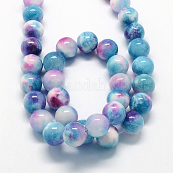 Natural Dyed Persian Jade Gemstone Bead Strands&nbsp;G-R271-8mm-XP19