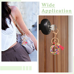 Fruit Series Letter Resin Keychains&nbsp;KEYC-TAC0033-02K