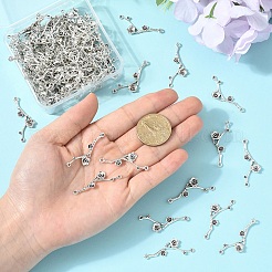 100G Tibetan Style Alloy Connector Charms&nbsp;FIND-YW0008-03