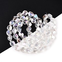 Electroplate Glass Beads Strands&nbsp;EGLA-T021-10B