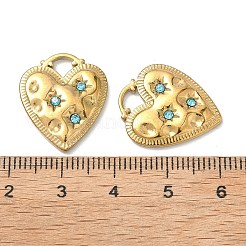304 Stainless Steel Rhinestone Pendants&nbsp;STAS-L308-11G