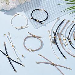 12Pcs 3 Colors Nylon Twisted Cord Bracelet Making&nbsp;MAK-ME0001-04