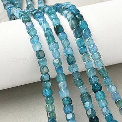 Natural Dragon Veins Agate(Dyed & Heated) Beads Strands&nbsp;X-G-G177-E15-03