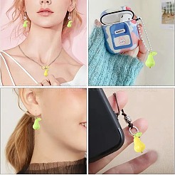 36Pcs 2 Colors Acrylic Gourd Pendants&nbsp;PALLOY-FS00068