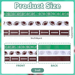 3Rolls 3 Colors Polyester Ribbon&nbsp;OCOR-DR0001-30A